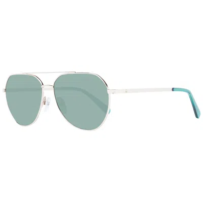 Benetton Men's Sunglasses  Be7034 57402 Gbby2 In White