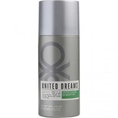 Benetton Men's United Dreams Aim High Deodorant Spray 5.1 oz Fragrances 8433982003240 In White