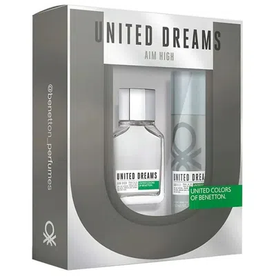 Benetton Men's United Dreams Aim High Gift Set Fragrances 8433982017247
