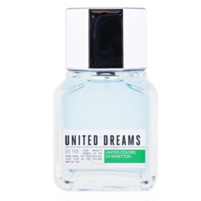 Benetton Men's United Dreams Go Far Edt Spray 2 oz Fragrances 8433982002267 In Blue / Lime