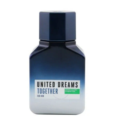 Benetton Men's United Dreams Together Edt Spray 3.4 oz Fragrances 8433982016479 In Black