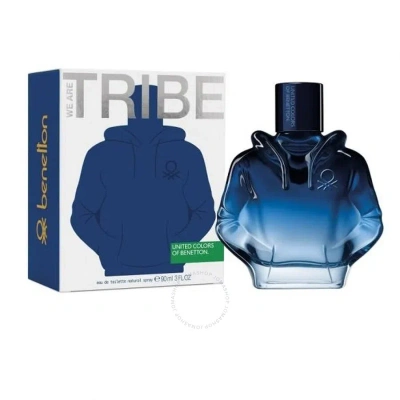 Benetton Men's We Are Tribe Edt 3.0 oz Fragrances 8433982019562 In Lemon / Pink