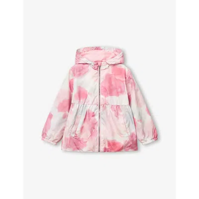 Benetton Kids' Multicolor Abstract-print Jersey-lined Shell Rain Jacket 18 Month