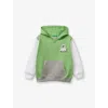 Benetton Multicolor Logo-print Relaxed-fit Cotton Hoody 18 Months-6 Year In Multicolor