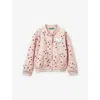 Benetton Multicolored Heart-print Cotton-jersey Bomber Jacket 18 Months-5 Year In Multi