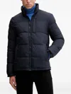 Benetton Padded Zip-fastening Jacket In Blue