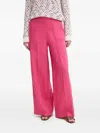 Benetton 와이드 팔라초 팬츠 In Pink