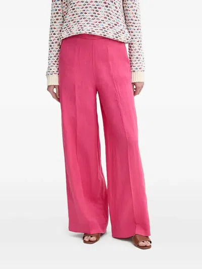 Benetton 와이드 팔라초 팬츠 In Pink