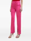 Benetton 레그 슬릿 팬츠 In Pink
