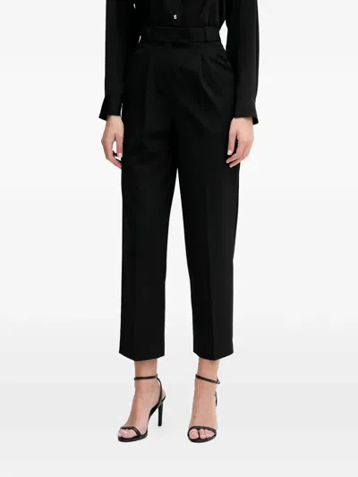 Benetton Pleated Tailored Trousers In Black