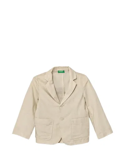 Benetton Kids' Pocket Blazer In Gold
