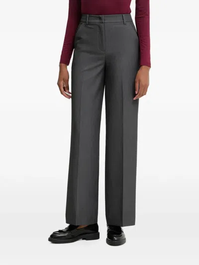 Benetton Pressed-crease Trousers In Multi