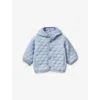 Benetton Babies' Pale Blue Quilted Waterproof Nylon Jacket 1-18