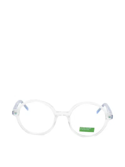 Benetton Kids' Rectangle-frame Glasses In White