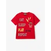 Benetton Cuckoo-print Crewneck Cotton-jersey T-shirt 18 Months - 6