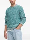 Benetton 리버서블 스웨터 In Blue