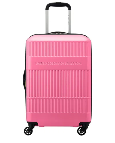Benetton Ribbed Hard Expandable 20in Carry-on