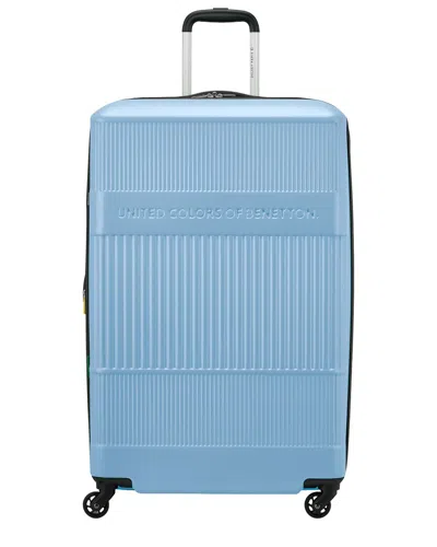 Benetton Ribbed Hard Expandable Large Hardside Luggage