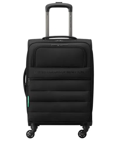 Benetton Ribbed Soft Expandable 20in Carry-on