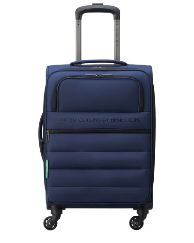 Benetton Ribbed Soft Expandable 20in Carry-on