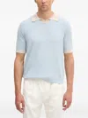 RIBBED-KNIT T-SHIRT