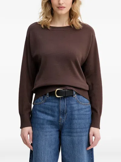 Benetton Ribbed-trim Sweater In Multi