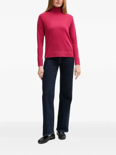 Benetton Roll-neck Knitwear In Pink