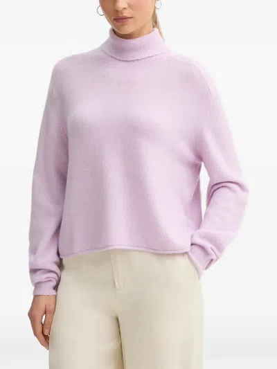 Benetton Roll-neck Sweater In Purple