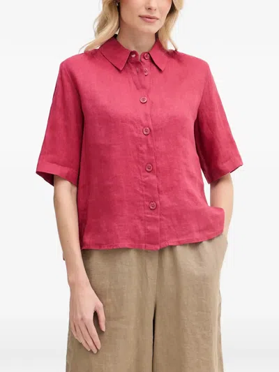 Benetton Short-sleeve Shirt In Pink
