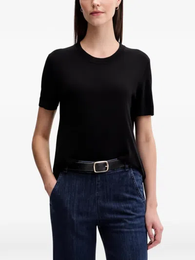Benetton Short-sleeve Top In Black