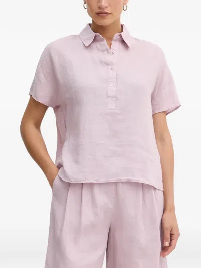 Benetton Short-sleeve Top In Pink