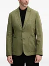 Benetton Single-breasted Blazer In Green