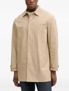 Benetton Single-breasted Coat In Neutral