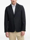 Benetton Single-breasted Notched-lapel Blazer In Blue