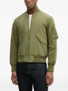Benetton Sleeve-pocket Jacket In Green