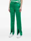 Benetton Split Trousers In Gray