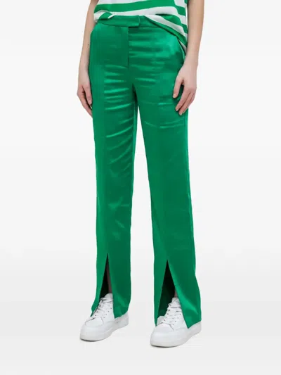 Benetton Split Trousers In Gray