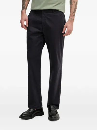 Benetton Straight-leg Chino Trousers In Blue