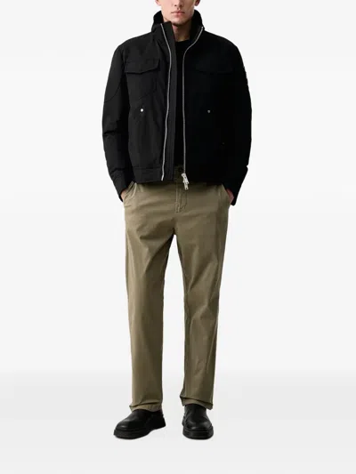 Benetton Straight-leg Chino Trousers In Green