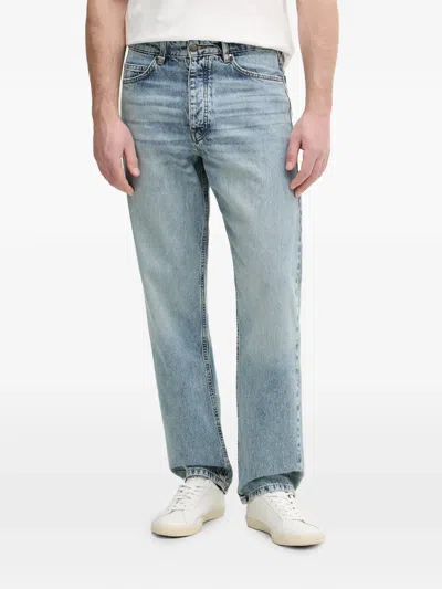 Benetton Straight-leg Five-pocket Jeans In Blue