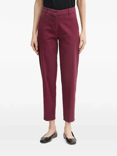 Benetton Straight-leg Trousers In Red