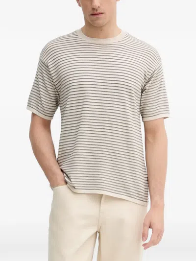 Benetton Striped T-shirt In Multi
