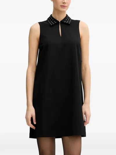 Benetton Stud-embellishment Mini Dress In Animal Print