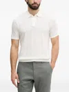 TEXTURED-KNIT POLO SHIRT