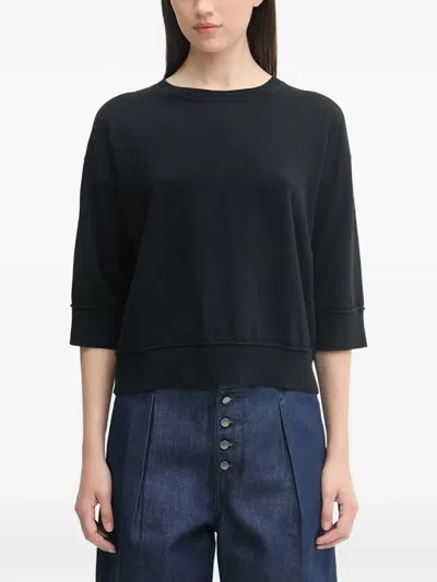 Benetton Three-quarter Sleeve Sweater In Blue
