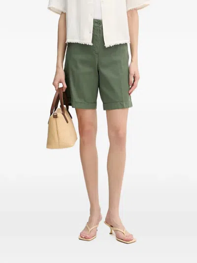 Benetton Turned-up Cuff Shorts In Multi