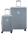 Benetton Ucb Hard 2pc Luggage Set In Gray