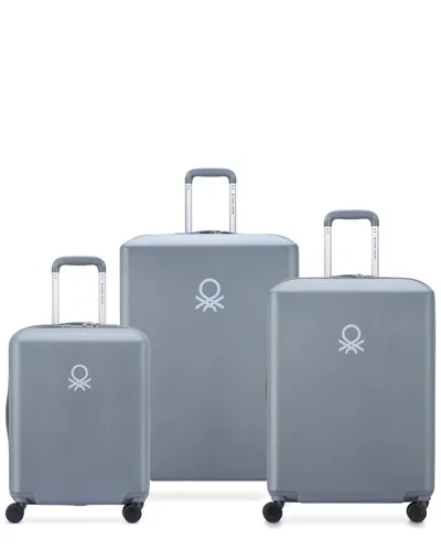 Benetton Ucb Hard 3pc Luggage Set