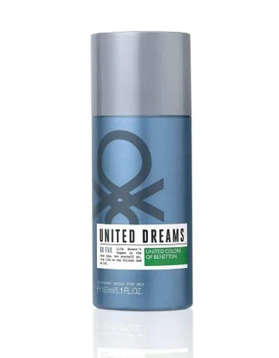 Benetton United Dreams Go Far 5.1 oz Deodorant Spray For Men In Transparent