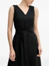 Benetton V-neck Jumpsuit In Black